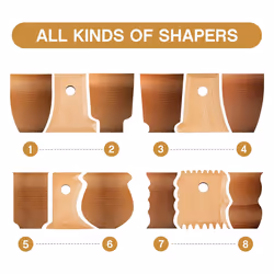 7 Pcs Pottery Tools Pottery Foot Shaper Tools Pottery Trimming Tools