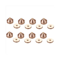 8 Set Speaker Stand Feet Foot Pad Spikes Cone Floor Foot Nail Gold
