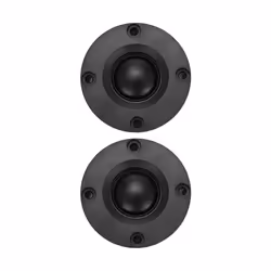 2Pcs Tweeter 1.5Inch 6Ohm 30W Dome Silk Film Tweeter Hifi Treble