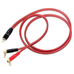 Banana Plug to Speaker Cable, 2Banana 4N OFC HiFi Speaker Wire 2M
