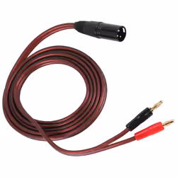 XLR to Banana XLR 3 Pin Male to Dual Banana Plugs Audio Cable, HiFi