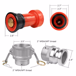 Fire Hose Nozzle,Industrial Fire Hose Constant Flow Fog Nozzle