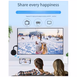 Wireless Display Adapter for Phone/PC/Tablet to Display TV Projector