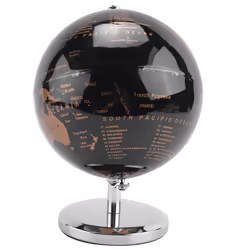World Globe Constellation Map Globe for Home Table Decoration (Gold)