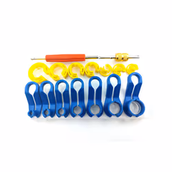16PC AC Fuel Line Disconnect Removal Tool Set W/Storage Box