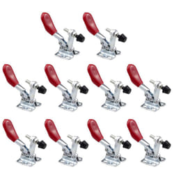10 Pcs Toggle Clamp -201A 27Kg Quick Release Tool Horizontal Clamps