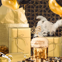 Gold Tissue Paper, 100 Sheets Metallic