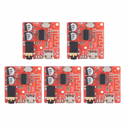 5PCS DIY Bluetooth 5.0 Receiver Board,Speaker Amplifier Module