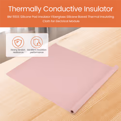 BM 900S Silicone Pad Insulator Fiberglass for Electrical Module
