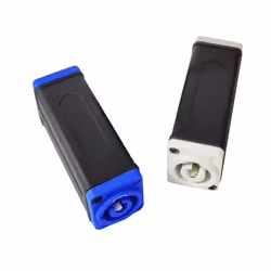 LED PowerCon AC Coupler Adapter Extender Connector Blue to White