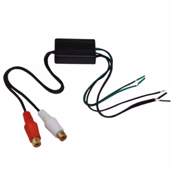 Speaker to 2 Line Output Converter IN/OUT High/Low for Car Audio