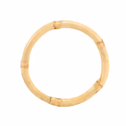 Handmade Bamboo Napkin Ring Natural Rustic Napkin Holders, Set of 6