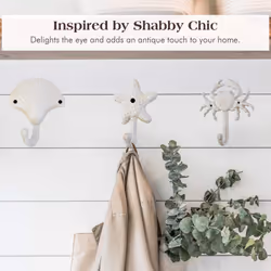 Starfish Cast Iron Decorative Wall Hooks Towels Hooks Metal Hooks