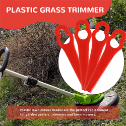 80 Pcs 8.3CM Plastic Grass Trimmer for Lawn Mower