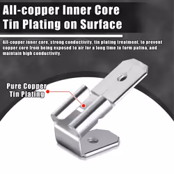 Double Piggyback Spade Connectors, Crimp Terminals Assortment Kit