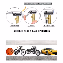 Extended Air Compressor Tire Inflator Replacement Hose for Protection