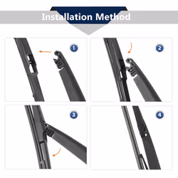 Rear Wiper Arm with Blade Set Rear Windshield Wiper Blade Arm Set
