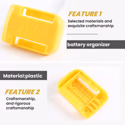 5 Packs Battery Holder Dock Mounts for 20V 60V Battery