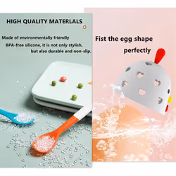 2Pcs Silicone Fresh Egg Brush Cleaner,Egg Washer for Fresh Eggs