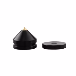 8 Set Speaker Stand Feet Foot Pad Spikes Cone Floor Foot Nail Black