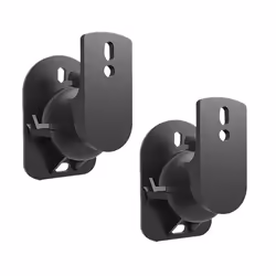 2PCS Speaker Mount Wall Bracket Stand Surround Holder Adjustable