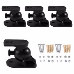 4PCS Universal Speaker Wall Mount Bracket Ceiling Stand Clamp