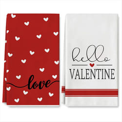 Kitchen Towels, Love Valentine's Day Dish Towels 3D Printed Towels(B)
