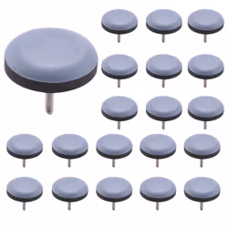 20Pcs 25mm Chair Gliders With Nail Feet Protector for Hardwood Floor