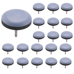 20Pcs 25mm Chair Gliders With Nail Feet Protector for Hardwood Floor