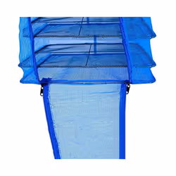 1Pcs Foldable 4 Layers Drying Rack for Vegetable Fish Mesh Hanging
