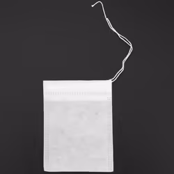 1000Pcs/Lot Biodegraded Tea Bag Filters Corn Fiber Cords 6X8Cm