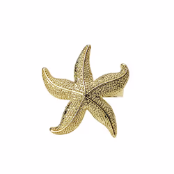 Starfish Napkin Rings 12 Gold Summer Wedding Party Beach Table Deco