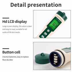 Professional Food PH Meter High Accuracy Sensor Temp Acidity Tester