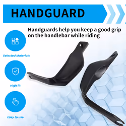 Motorcycle Hand Guard Handlebar Handguard Handle Protector Black