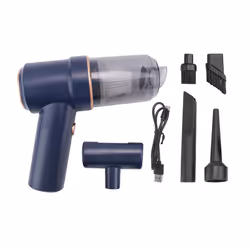 8000Pa, Vacuum Cleaner 120W Rechargeable for Car, Home, Office, Pet