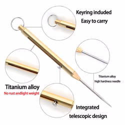 Portable Titanium Toothpicks Toothpick Reusable