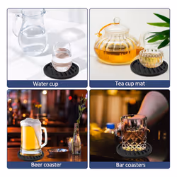 4PCS Coasters,Coasters for Table,Non-Slip Heat Coasters