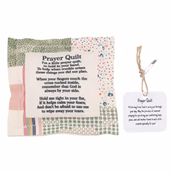Individually Prayer Quilt Hand-Sewn Colorful Quilt for Family