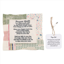Individually Prayer Quilt Hand-Sewn Colorful Quilt for Family