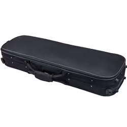 SKY 1/4 Violin Oblong Case Lightweight with Hygrometer Black/Grey