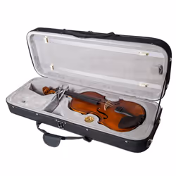 SKY 15.5-16 Inch Viola Oblong Case Lightweight with Hygrometer Black/Grey