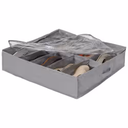 Argos Home Set of 2 Underbed Shoe Storage - Grey