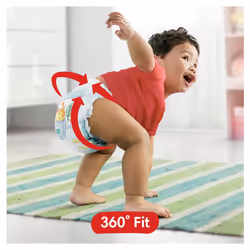Pampers Baby-Dry Nappy Pants, Size 5 12 - 17kg 160 Nappies, MONTHLY SAVING PACK, Stop and Protect Pocket for Leak Free Protection