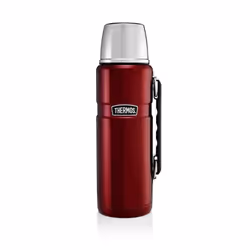 Thermos Stainless King Flask, Cranberry Red, Thermos Drinks Flask, Thermos Bottle, Thermos, Picnic Flask, Flask, 1.2 L