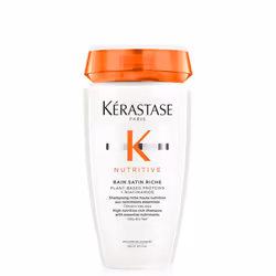 Krastase Nutritive, High Nutrition Rich Shampoo for Very Dry Hair, Protein Enriched Formula with Niacinamide, Bain Satin, 250 ...