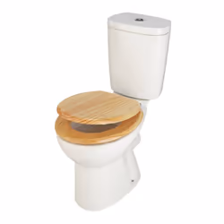 Argos Home Slow Close Wooden Toilet Seat - Pine