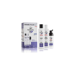 Nioxin 3-Part System, System 6 Chemically Treated Hair with Progressed Thinning, Hair Thickening Treatment, Scalp Therapy, Trial Kit