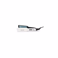 Remington Shine Therapy Wide Plate Ceramic Hair Straighteners for Longer Thicker Hair with Morrocan Argan Oil - S8550, White ...