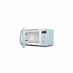 COMFEE Retro Style 800w 20L Microwave Oven with 8 Auto Menus, 5 Cooking Power Levels, and Express Cook Button - Mint Green -CM-M202RAFGN