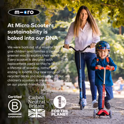 Micro Scooters | Mini Micro Deluxe LED Children's Scooter | Extra Grippy Deck | Weather Tested Stem | Remove & Fold Handlebar | Light Up Wheels | 2-5y